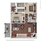 B3 3D Floor plan