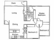 3BR/2BA