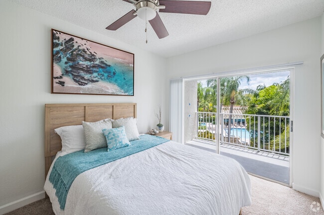 2BR, 2BA - 1,180SF - Primary Bedroom