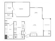 One Bedroom One Bath (850 SF)