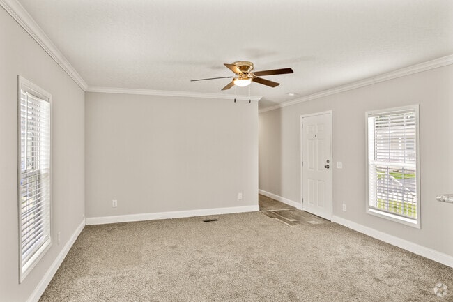 3BR, 2BA - 1216SF - Living Room - Sandhill Shores