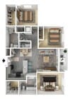 3 Bedroom Furnished