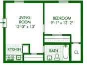 Junior de una habitación