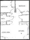2BR/1BA