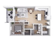 Plano de planta A2 The Jaxon