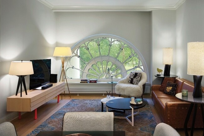Unique historic details include palladium windows in select units