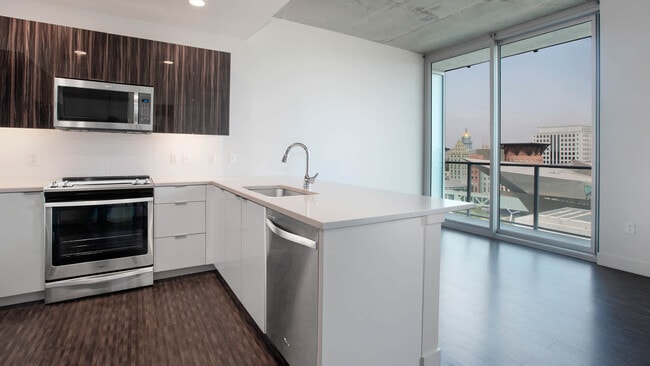 Kitchen and Living Area