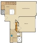 1BR/1BA