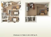 2BR/1.5BA