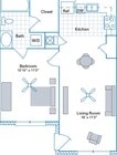 1BR/1BA