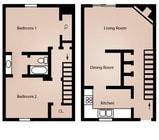2BR/1.5BA