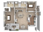 2 Bedroom 2 Bath