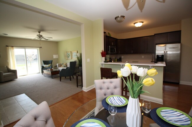 Dining, Kitchen, Living Room