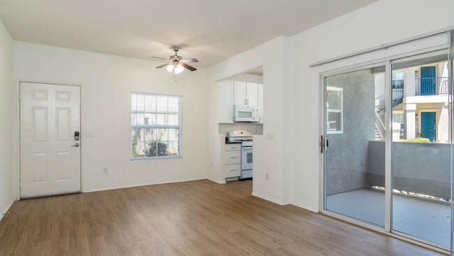 Living Room with Hard Surface Flooring