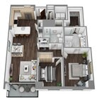 Floor Plan P - 3D