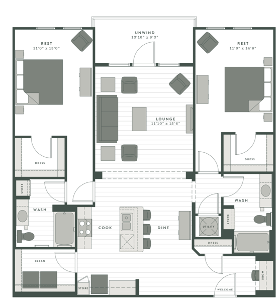 Floor Plan - The Dubose