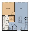 Plano de planta A6 de Broadstone Baybrook