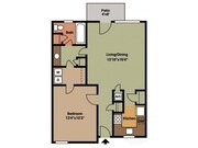 1BR/1BA