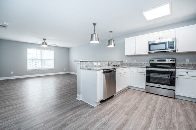 Kitchen & Living Room - Stella's Place Apartments