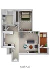 Un dormitorio, un baño