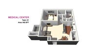 Una habitación / un baño