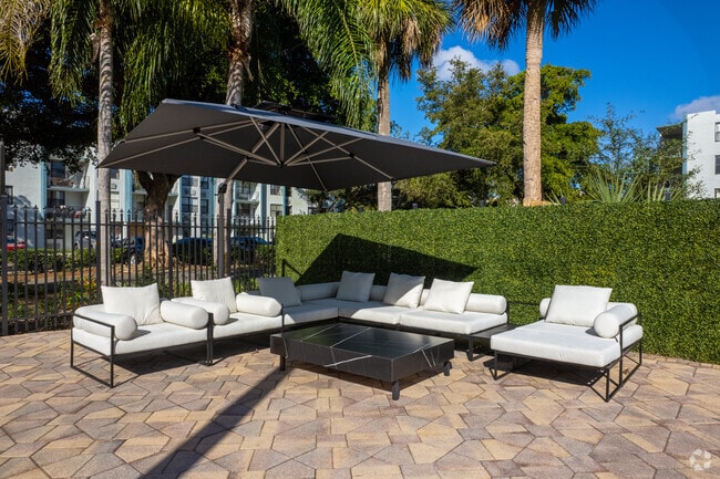 Pool Area Seating - Club at Emerald Waters