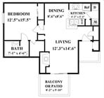 1BR/1BA