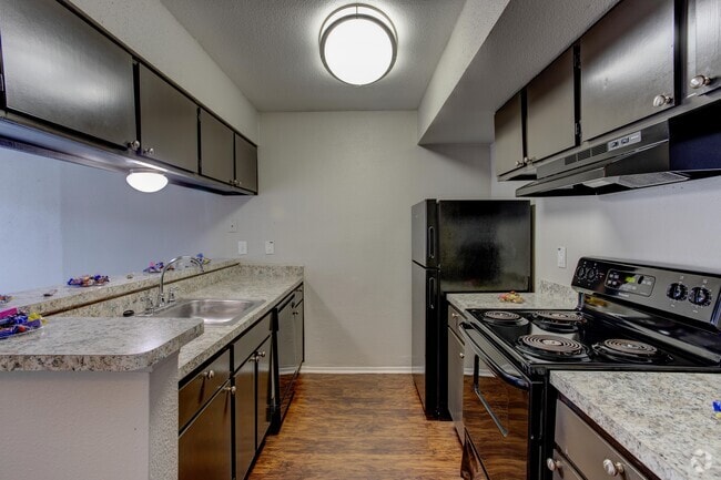 Kitchen - Heights 2121 Apartments