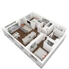 Langham 2 Bedroom/2 Bath Apartment at 6th and Main in Salt Lake City, UT | View 1