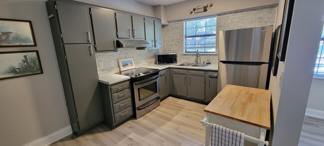 Beautifully updated kitchen w/new appliances, and modern sink - 1503 20th St NW Unit Spacious Studio Apt