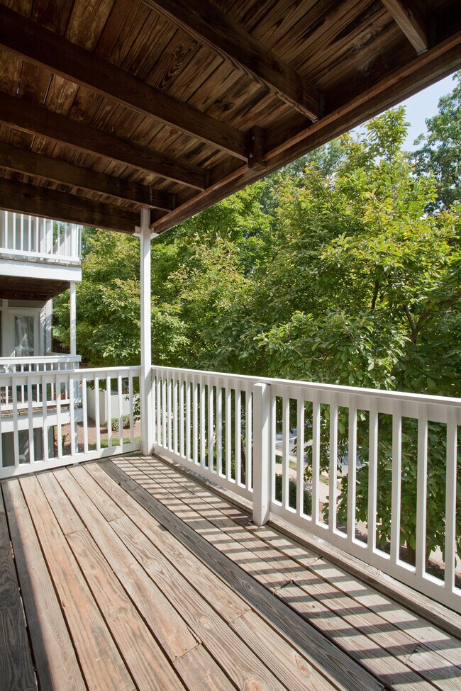 Spacious, private balcony