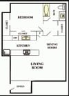1BR/1BA