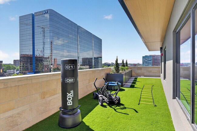 Outdoor fitness area