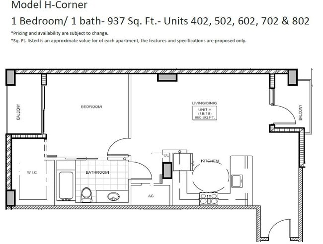 Modelo H - Parkview Apartments