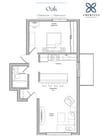 Oak (1 BD, 1BA)