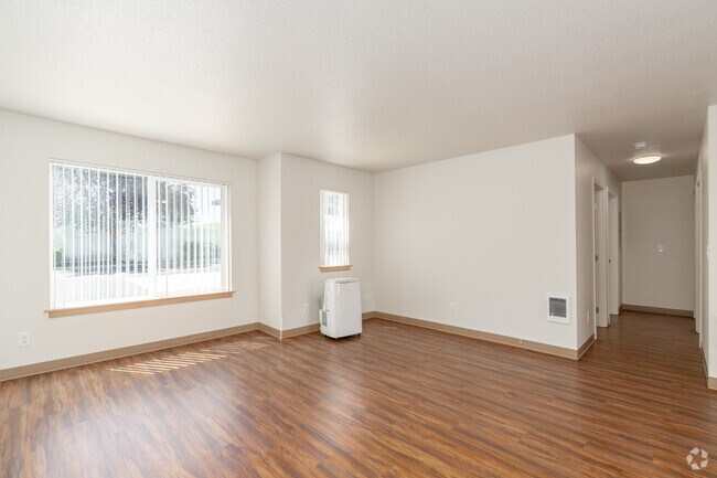 2BR, 1.5BA - 960SF - Living Room - Cornelius Village Apartments