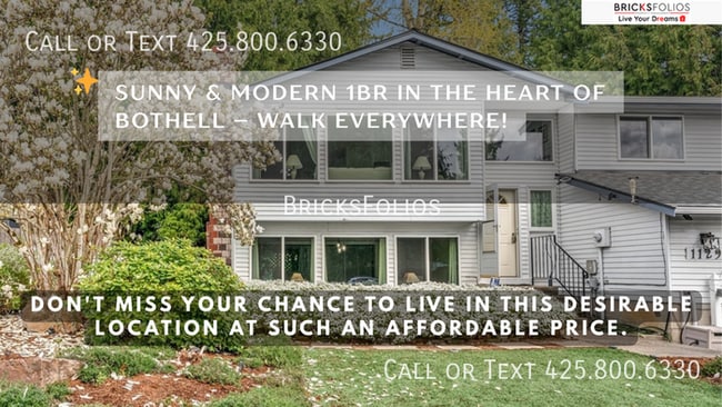 Building Photo - Sunny & Modern 1BR in the Heart of Bothell – Walk Everywhere! Unit A1