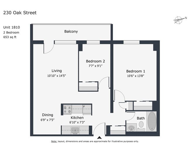 Photo - 230 Oak St Unit 1810