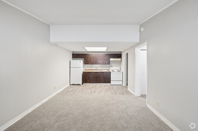 1 dormitorio, 1 baño - 576 pies cuadrados - Sala de estar y cocina