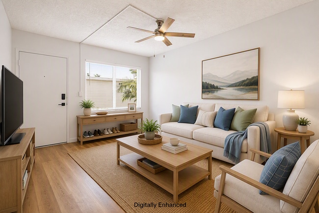 staged casa living room