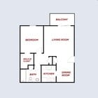 1BR/1BA
