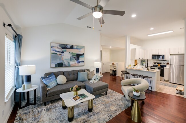 Newly Renovated Open Floor Plan Living Area - Kensington by the Vineyard Apartments