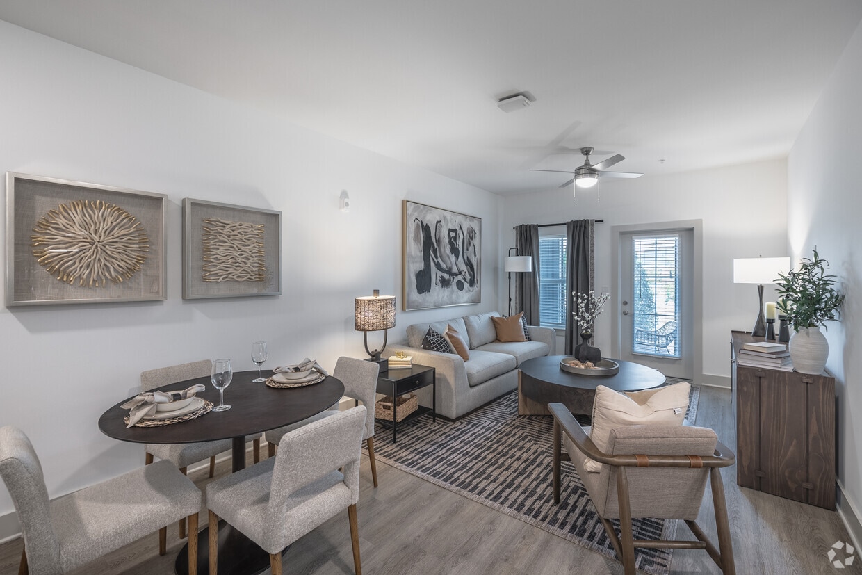 2BR, 2BA - 1,181SF - Living Room - Arcadia at Carolina Forest