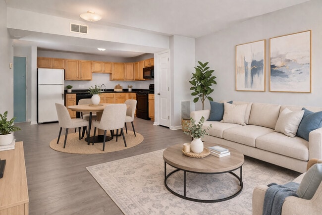 Living Room + Eating Area