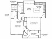 1BR/1BA