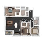 C1 3D Floor plan