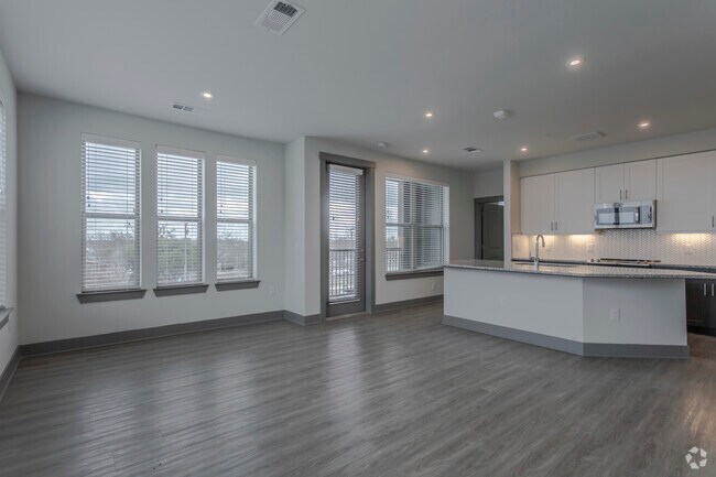 3BR, 2BA - 1406 SF C1 - Kitchen/Living Area - The Bridge at McKinney