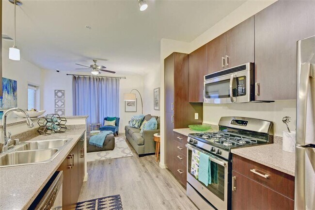 Choose lighter wood cabinets for a brighter feel to your living space
