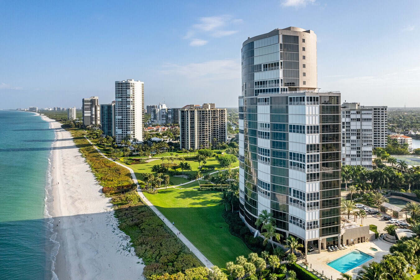 Rear of Building - Le Rivage Condominium Complex