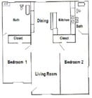 2BR/2BA